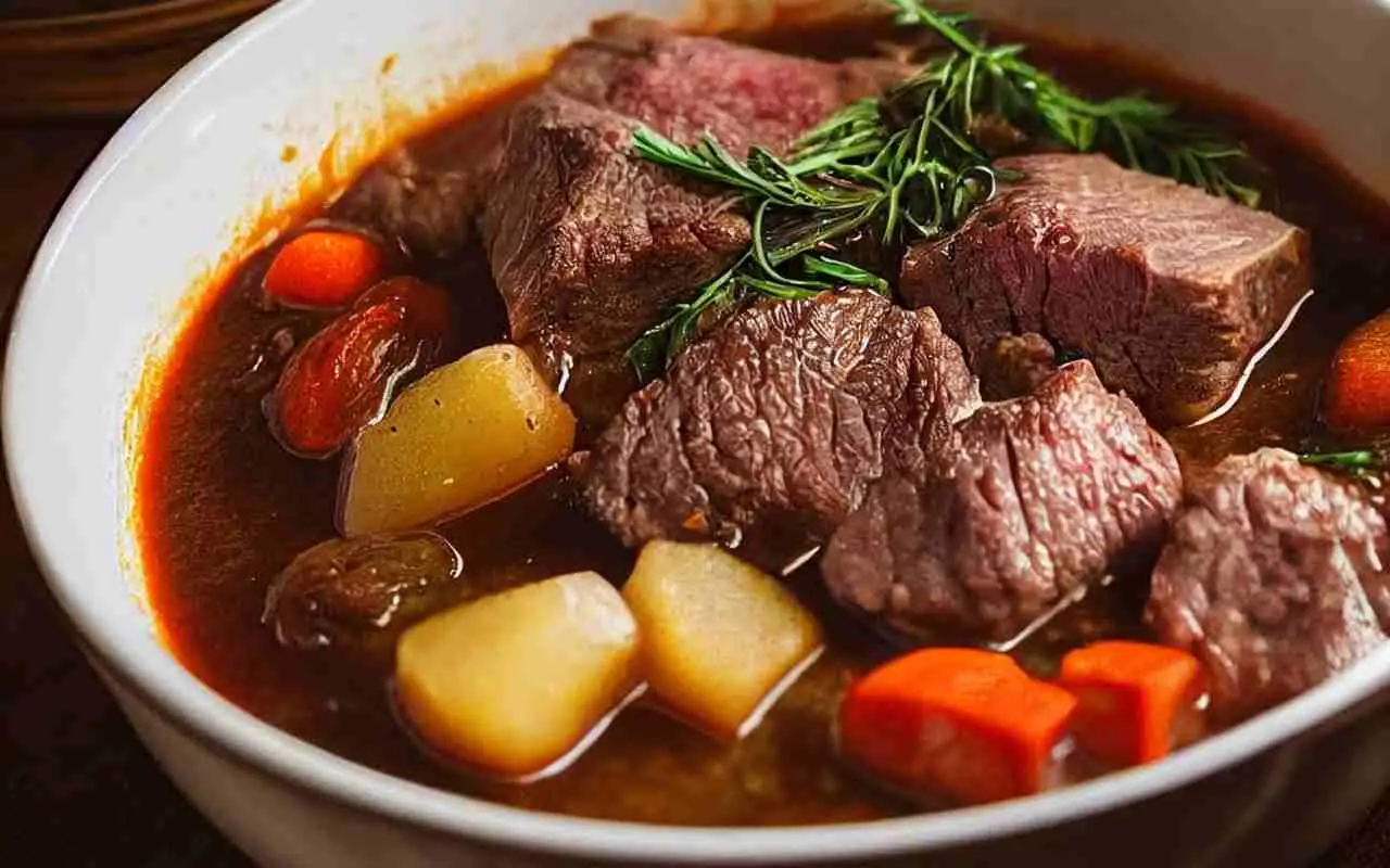 Come cucinare un brasato al vino rosso morbido e saporito